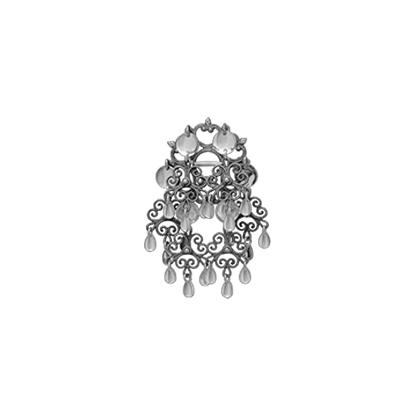 Sølje, oksidert sølv